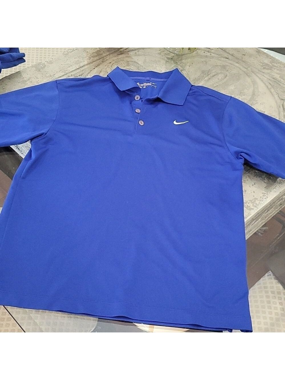 NIKE BLUE POLO SHIRT